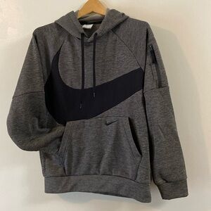 Men’s Nike Therma-fit Heather Gray Hoodie Size S